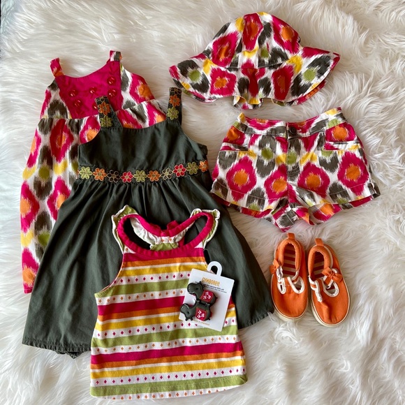 Gymboree Other - Gymboree “Batik Summer” 7 Piece Set 12-18M